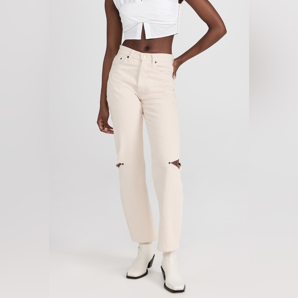 STILL HERE Cowgirl Cut-Out Jeans. Sz 24 - Picture 3 of 13